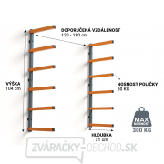 BORA Organizér na stenu - 6 radov BORA Organizér na stenu - 6 radov náhled