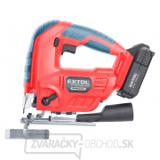 Aku píla priamočiara EXTOL SHARE20V, 20V Li-ion, 2000mAh náhled