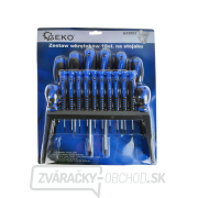 Súprava skrutkovačov GEKO CRV PROFI, 18 kusov, na stojane (5/10) Náhľad