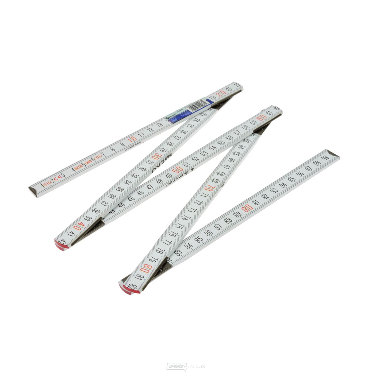 GEKO Drevený skladací meter PREMIUM 1m