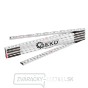 GEKO Drevený skladací meter PREMIUM 2m GEKO Drevený skladací meter PREMIUM 2m náhled