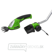 GEKO Aku nožnice na trávu a živý plot s teleskopickou násadou 7,2V náhled