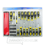 GEKO Sada skrutkovačov a bitov, 59ks, CrV náhled