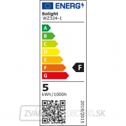 Solight LED žiarovka, bodová, 5W, GU10, 6000K, 425lm, biela Náhľad