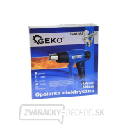 Elektrická teplovzdušná pištoľ 2000W 3 rýchlosti + trysky (10) náhled