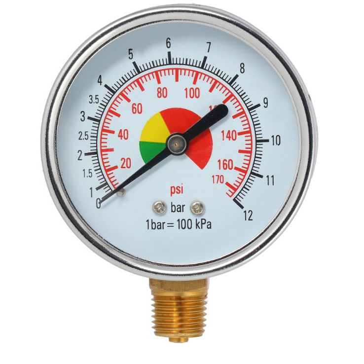 E-shop Airpress 1/4 Manometer so spodným závitom 12 barov 4342050