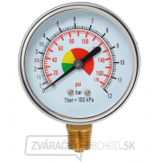 Airpress 1/4 Manometer so spodným závitom 12 barov gallery main image