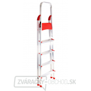 SIXTOL Schodíky hliníkové skladacie ALU STEPS 5, 5 stupňov, najvyšší schodík 106 cm, nosnosť 120 kg Náhľad