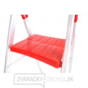 SIXTOL Schodíky hliníkové skladacie ALU STEPS 6, 6 stupňov, najvyšší schodík 130 cm, nosnosť 120 kg Náhľad