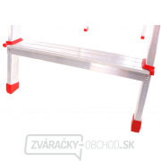 SIXTOL Schodíky hliníkové skladacie ALU STEPS 6, 6 stupňov, najvyšší schodík 130 cm, nosnosť 120 kg náhled
