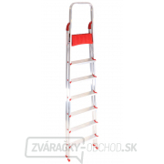 SIXTOL Schodíky hliníkové skladacie ALU STEPS 7, 7 stupňov, najvyšší schodík 153 cm, nosnosť 120 kg Náhľad