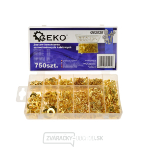 GEKO Elektrické konektory pre automobily, rôzne druhy, sada 750 ks GEKO Elektrické konektory pre automobily, rôzne druhy, sada 750 ks gallery main image