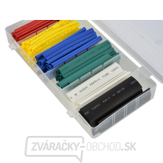 GEKO Bužírky zmršťovacie, dĺžka 80 mm, rôzne rozmery, sada 128 ks Náhľad