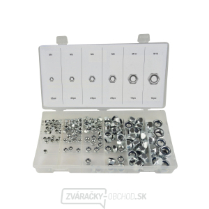 GEKO Poistné matice M4-M12, nylonové tesnenie - 146ks GEKO Poistné matice M4-M12, nylonové tesnenie - 146ks gallery main image