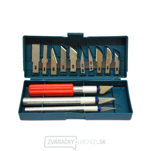 GEKO Modelárske skalpely - nože, sada 13 kusov GEKO Modelárske skalpely - nože, sada 13 kusov gallery main image