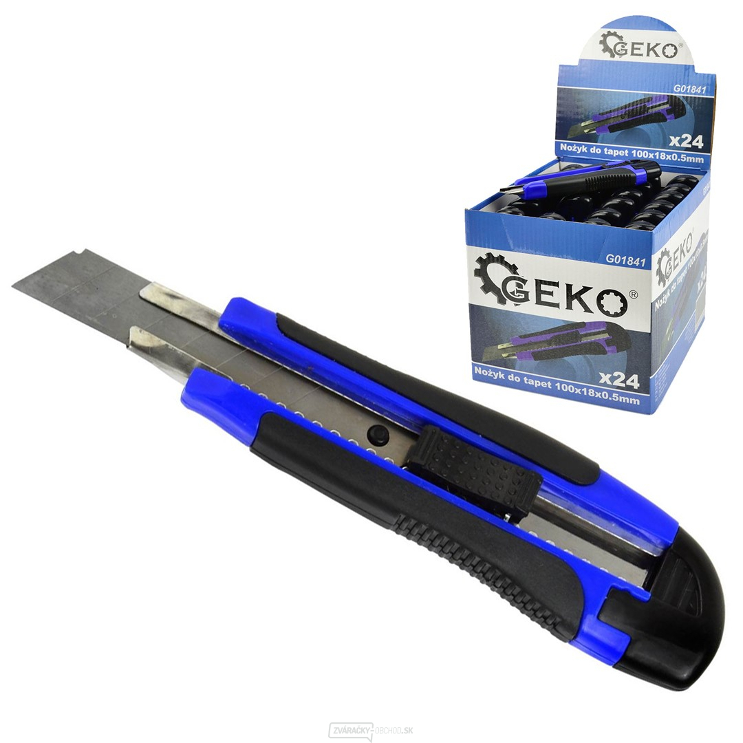 GEKO Nôž ulamovací 100x18x0,5 mm GEKO Nôž ulamovací 100x18x0,5 mm gallery main image