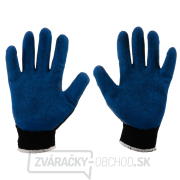 MODRÉ zateplené zimné pracovné rukavice veľkosť 9 (12/240) Náhľad