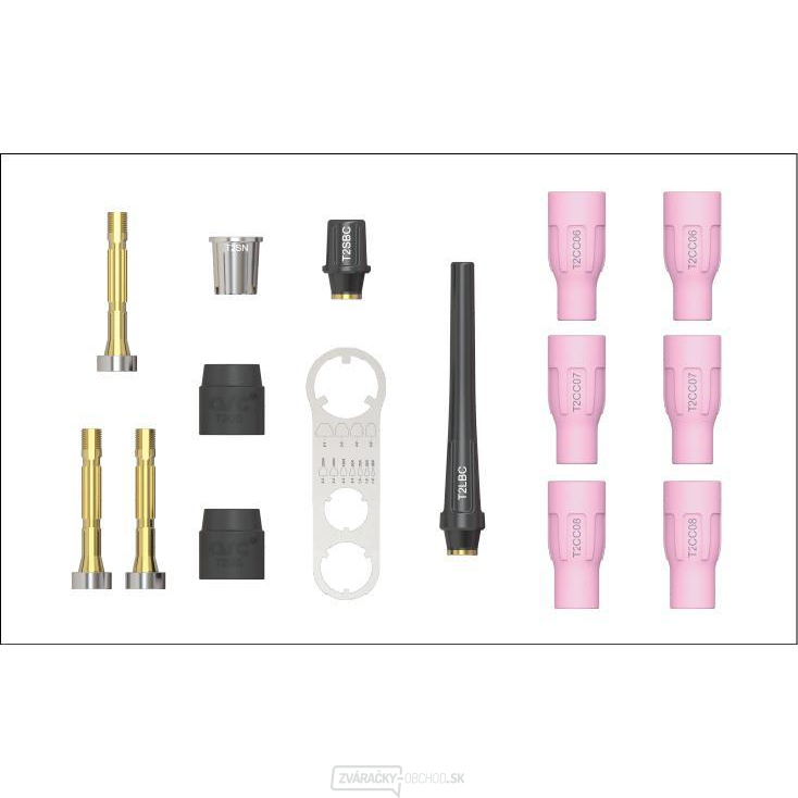 Sada príslušenstva 1,6; 2,0; 2,4 mm oblúk T2/T3W/T4W