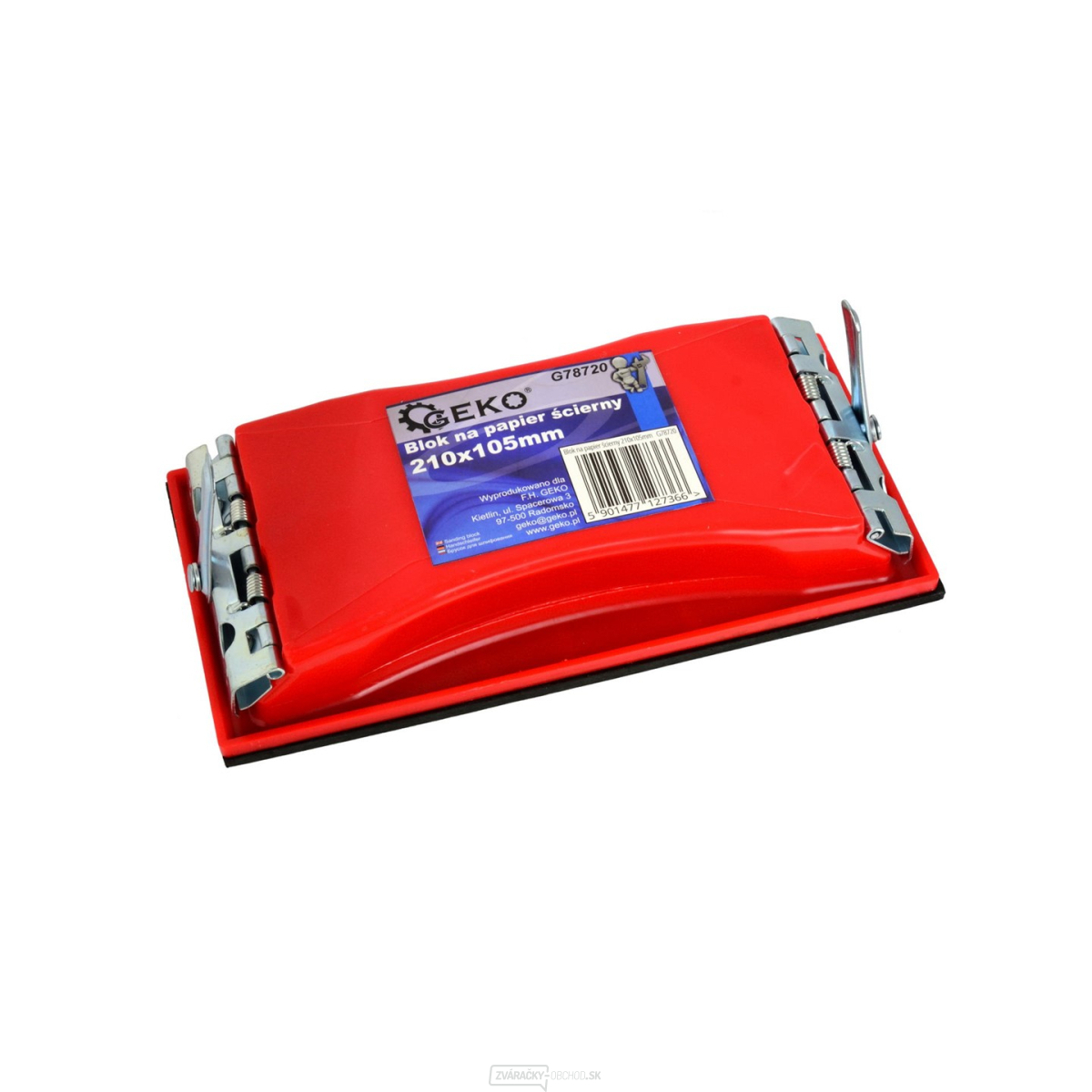 GEKO Blok na brúsny papier, 210x105 mm
