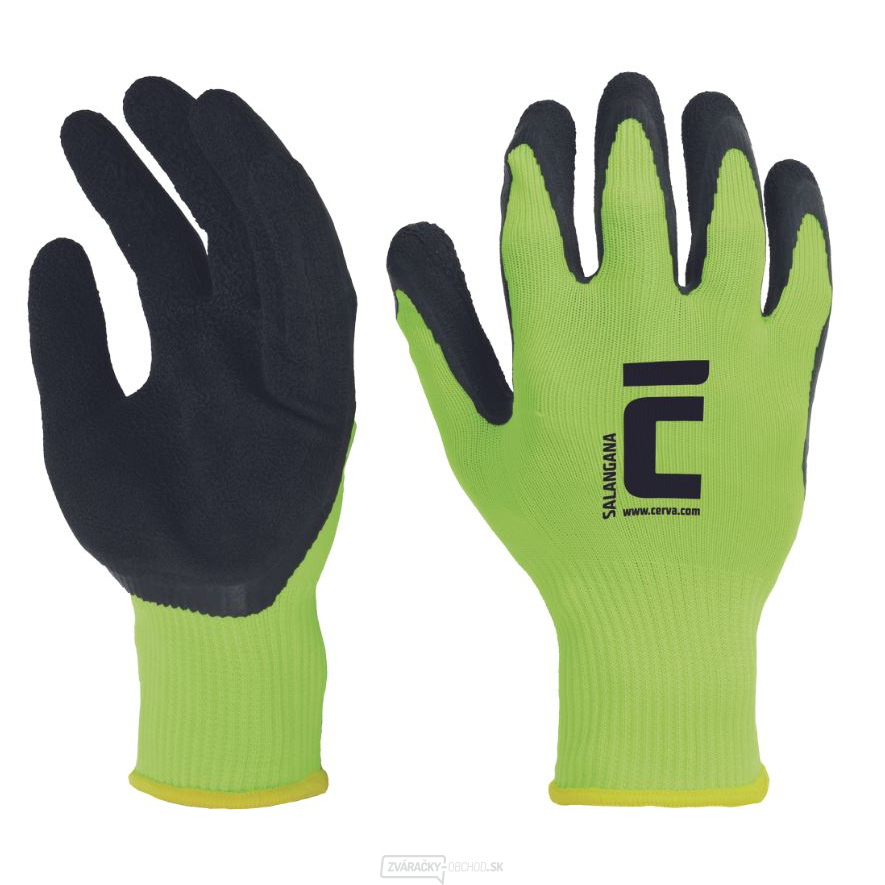 SALANGANA Pracovné Rukavice Povrstvené, Zelené, Vel 10 SALANGANA Pracovné Rukavice Povrstvené, Zelené, Vel 10 gallery main image