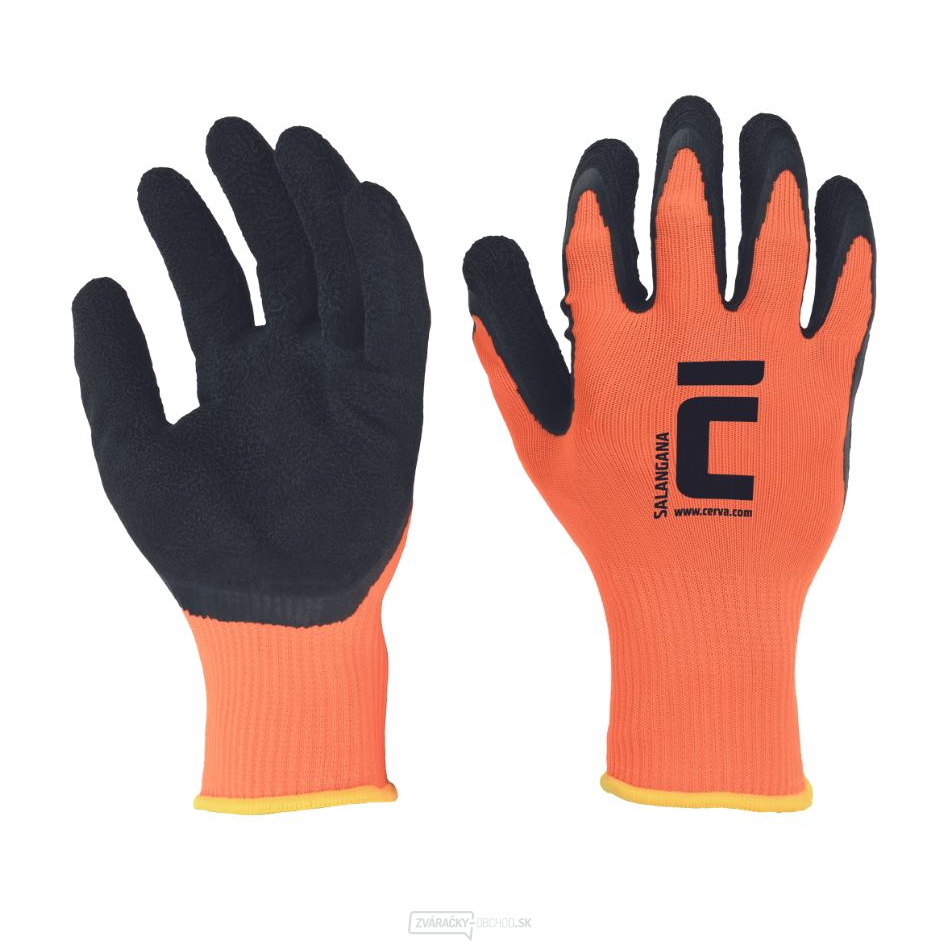 SALANGANA Pracovné Rukavice Povrstvené, Oranžové, Vel 11 SALANGANA Pracovné Rukavice Povrstvené, Oranžové, Vel 11 gallery main image