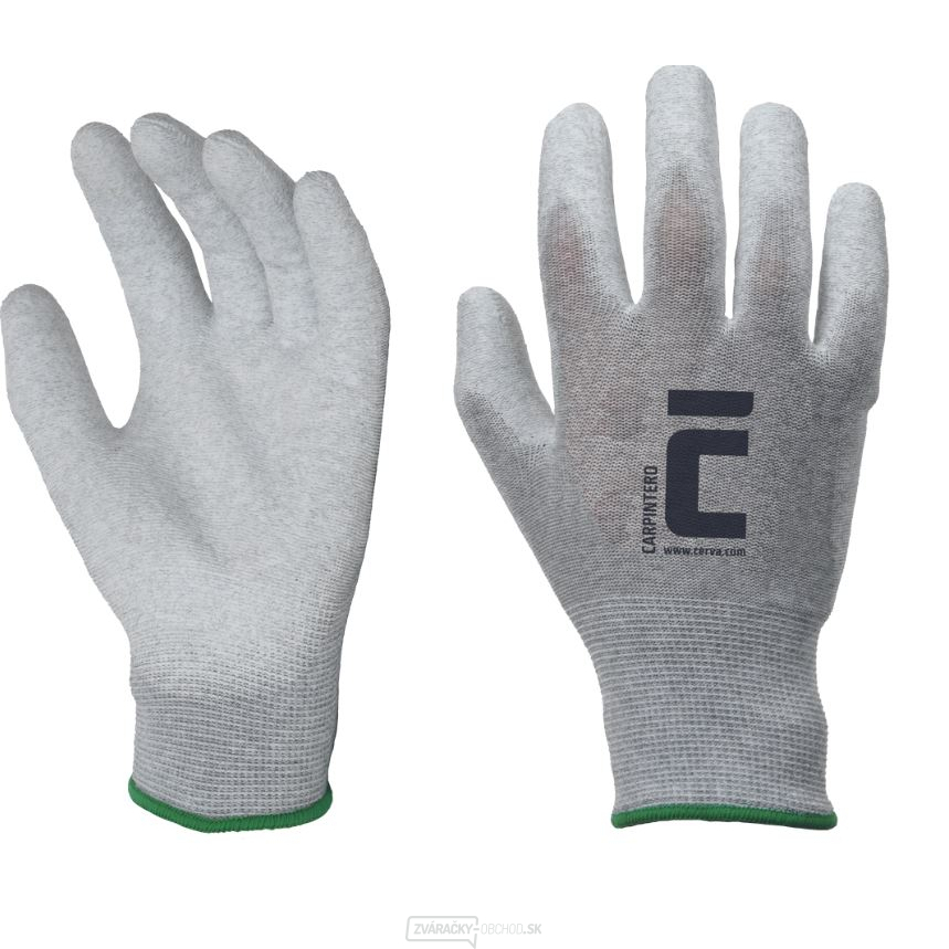 CARPINTERO Pracovné Rukavice Povrstvené, Šedé, Vel 10 CARPINTERO Pracovné Rukavice Povrstvené, Šedé, Vel 10 gallery main image