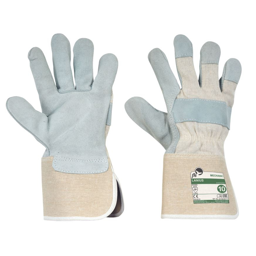 Lanius Kombinované Rukavice, Šedé, Vel 11