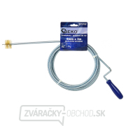 Čistič rúrok - pružina 6 mm x 3 m (s kefovým koncom) (20/40) Náhľad