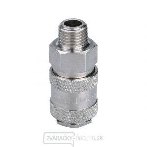 Rýchlospojka vzduchová zásuvka s vonkajšiem závitem, G-1/4 Rýchlospojka vzduchová zásuvka s vonkajšiem závitem, G-1/4