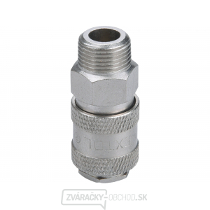 Rýchlospojka vzduchová zásuvka s vonkajšiem závitem, G-3/8 Rýchlospojka vzduchová zásuvka s vonkajšiem závitem, G-3/8