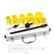 Súprava bimetalových dierových píl na kov a drevo 17dielna/hliníkové puzdro/(5) Náhľad