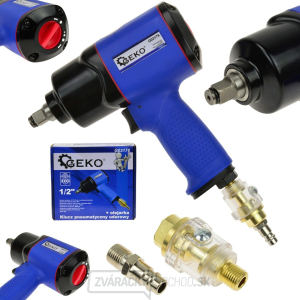 GEKO Pneumatický rázový uťahovač 1/2 GEKO Pneumatický rázový uťahovač 1/2