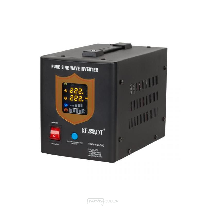 Zdroj záložný KEMOT PROsinus 500W 12V