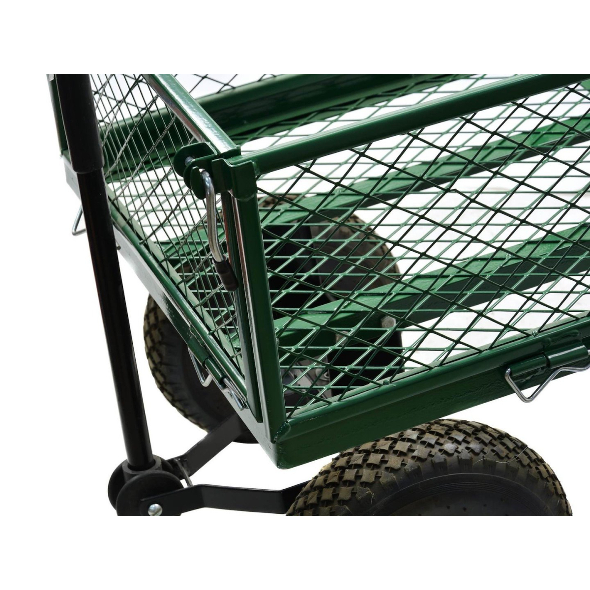 Transportný vozík - príves GEKO, nosnosť 350 kg, sklopné bočnice Náhľad