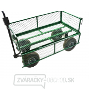 Transportný vozík - príves GEKO, nosnosť 350 kg, sklopné bočnice Náhľad
