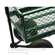 Transportný vozík - príves GEKO, nosnosť 350 kg, sklopné bočnice Náhľad