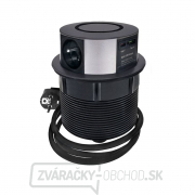 Solight 3z + USB A + C + Wireless 10W výsuvný blok zásuviek, kruhový tvar, predlžovací prívod 2m, 3 x 1,5mm2 Solight 3z + USB A + C + Wireless 10W výsuvný blok zásuviek, kruhový tvar, predlžovací prívod 2m, 3 x 1,5mm2 gallery main image