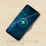 Solight 3z + USB A + C + Wireless 10W výsuvný blok zásuviek, kruhový tvar, predlžovací prívod 2m, 3 x 1,5mm2 náhled