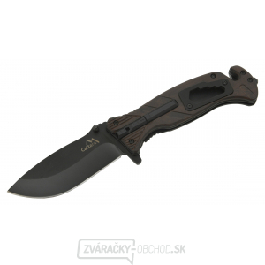 CATTARA Nôž zatvárací BLACK BLADE s poistkou 21,7cm