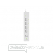 GETI Predlžovací prívod Smart GSS04, 4 zásuvky, 4x USB, Tuya gallery main image