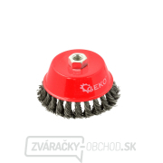 GEKO Kefa črepníková vrkôčiková, 125mm, M14 GEKO Kefa črepníková vrkôčiková, 125mm, M14 gallery main image