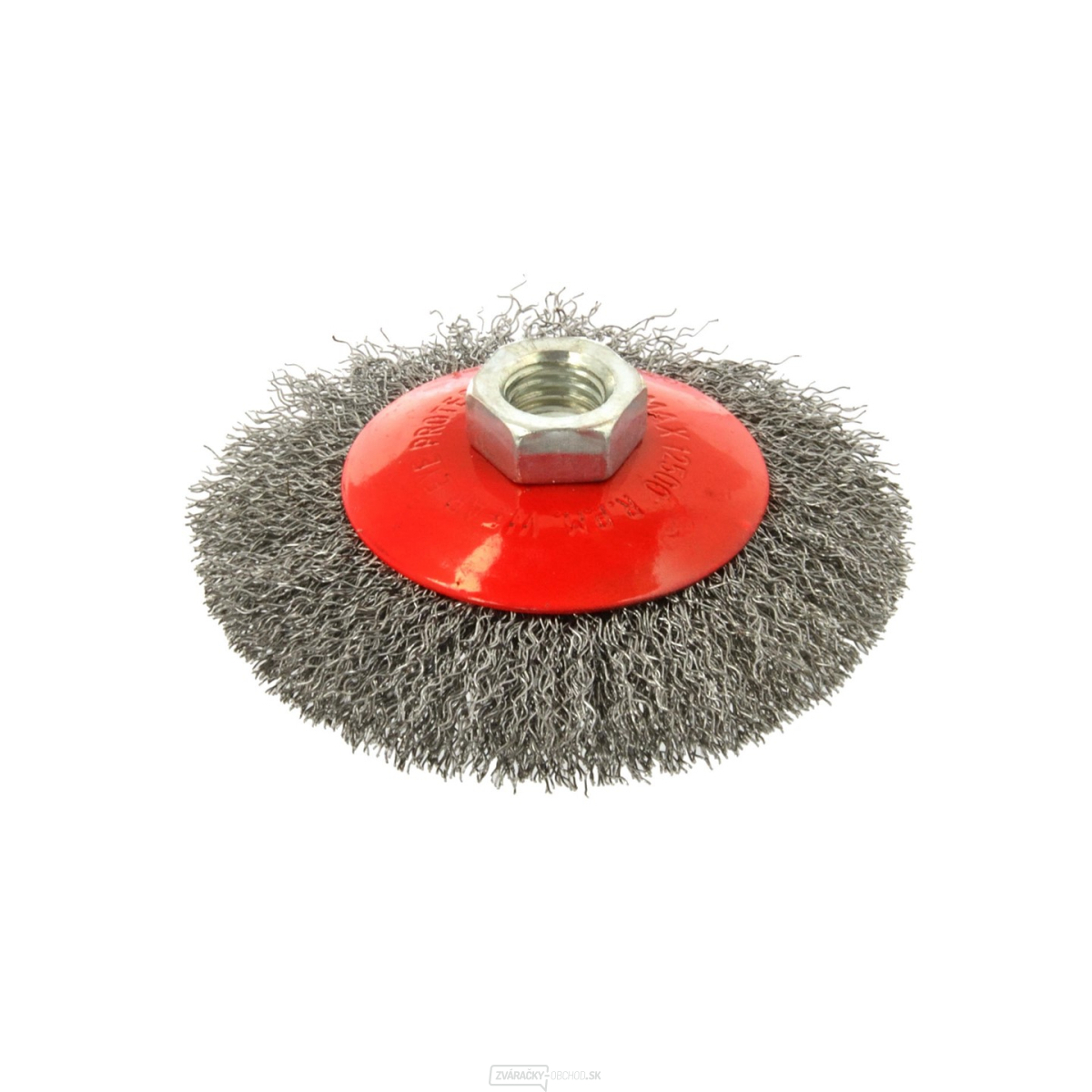 GEKO Kefa črepníková, vlnitý drôt, 100mm, M14 GEKO Kefa črepníková, vlnitý drôt, 100mm, M14 gallery main image