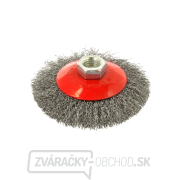 GEKO Kefa črepníková, vlnitý drôt, 100mm, M14 GEKO Kefa črepníková, vlnitý drôt, 100mm, M14 gallery main image