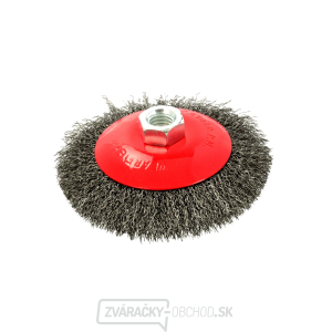 GEKO Kefa črepníková, vlnitý drôt, 115mm, M14 GEKO Kefa črepníková, vlnitý drôt, 115mm, M14 gallery main image