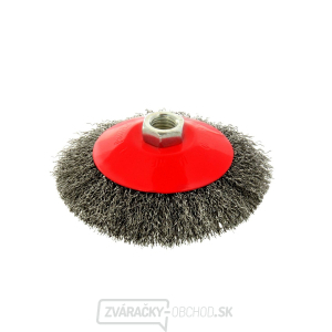 GEKO Kefa črepníková, vlnitý drôt, 125mm, M14 GEKO Kefa črepníková, vlnitý drôt, 125mm, M14 gallery main image