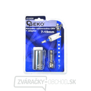 Univerzálna nástrčná hlavica CRV 7-19 mm + adaptér (72/100) náhled