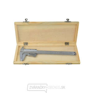 GEKO Mierka posuvné kovové, 0-150mm x 0,02, drevená krabička GEKO Mierka posuvné kovové, 0-150mm x 0,02, drevená krabička gallery main image