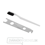 Miniatúrna striekacia pištoľ HVLP 125ml 0,8mm, kovová nádrž (20/40) náhled