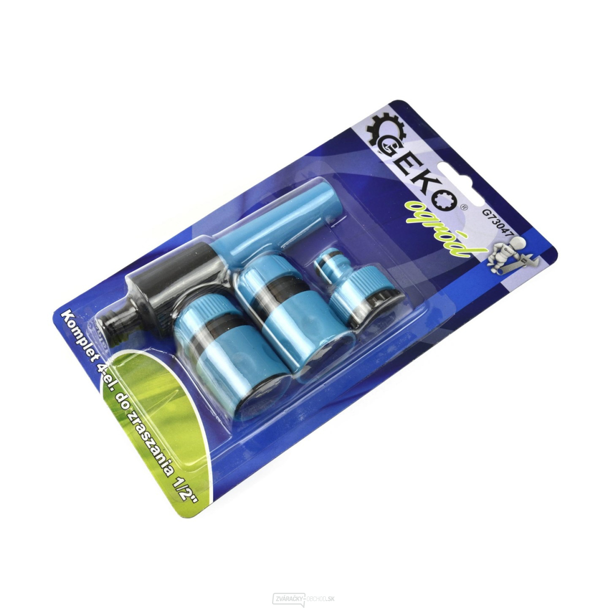 GEKO Hadicový set 4ks, pre 1/2", plast