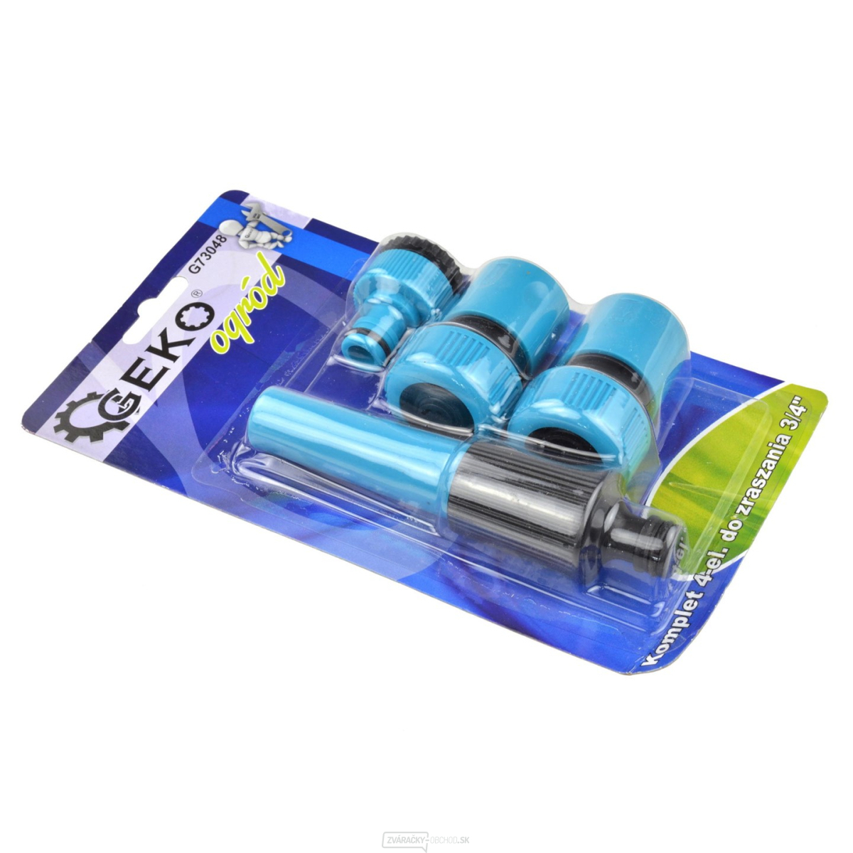 GEKO Hadicový set 4ks, pre 3/4", plast